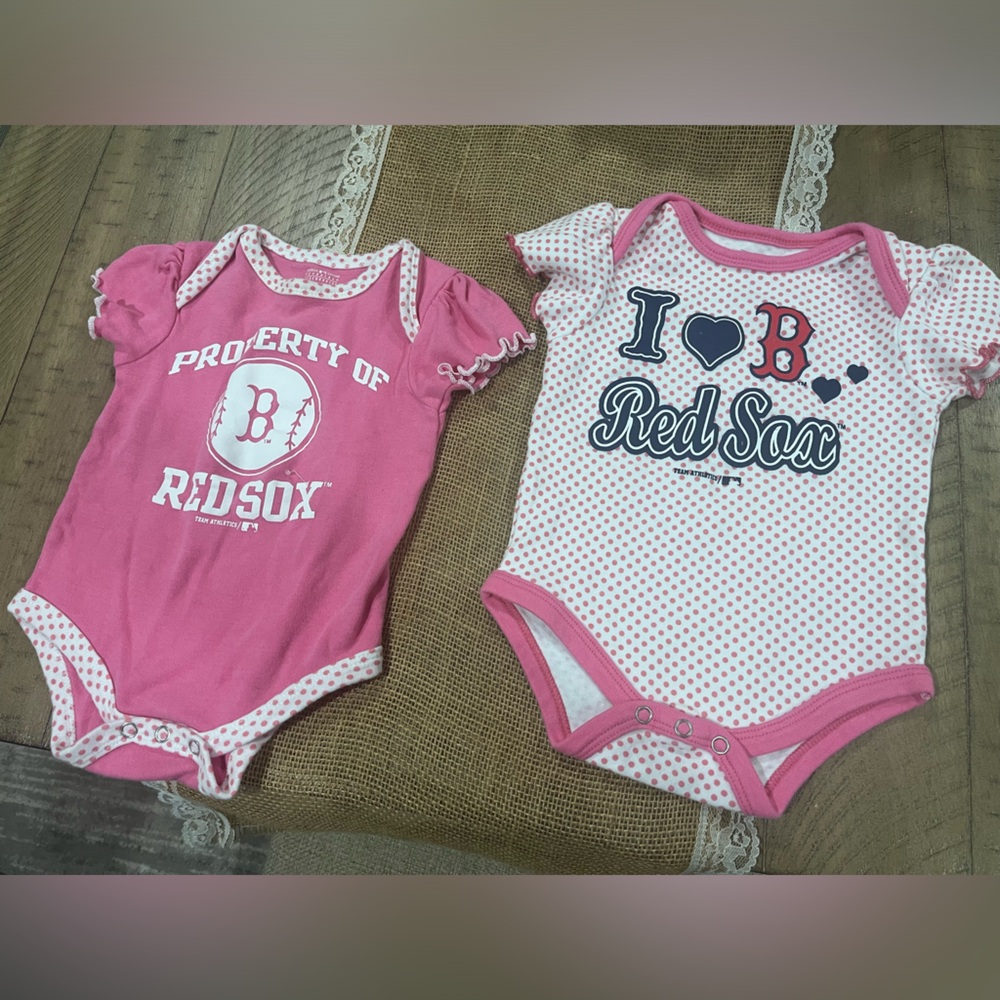 2 Red Sox onesies never worn